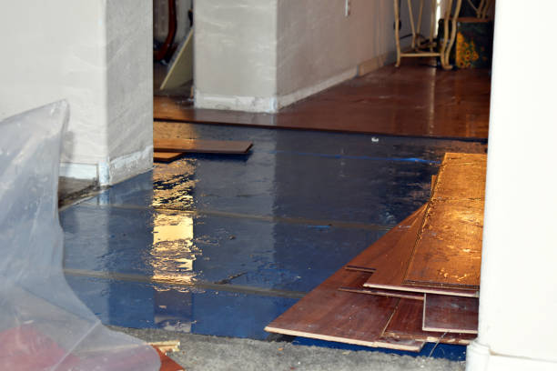 Professional Water Damage Restoration technician working in Miami, AZ